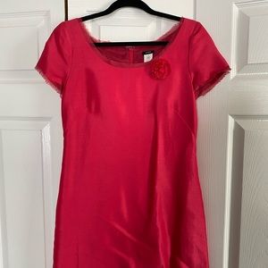 J. Crew 100% silk pink dress size 2
